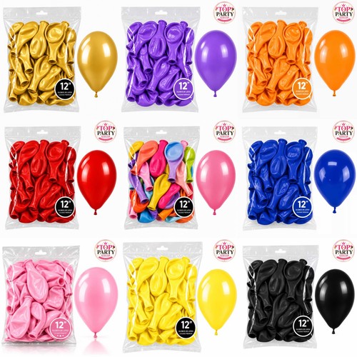 Inch plain latex balloons - inch,