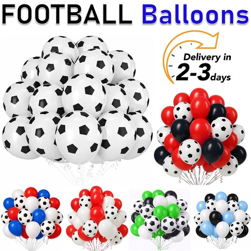 Football printed balloons - football,