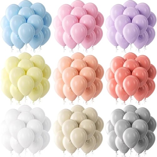 Matte pastel latex balloons - pastel, 10