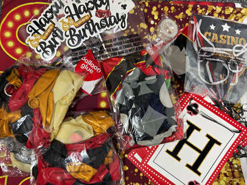 Casino theme happy birthday - happy,