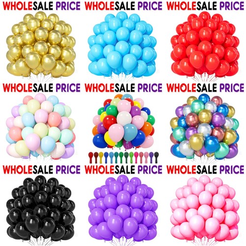 Plain latex balloons party - plain,
