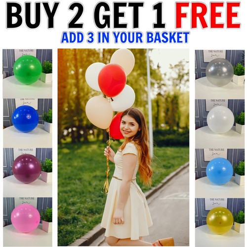 Latex plain balloons - 5"10"12",
