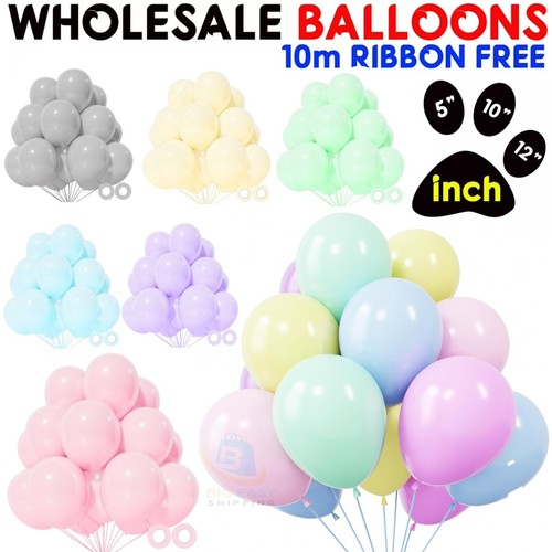 100 latex pastel baloon - x,