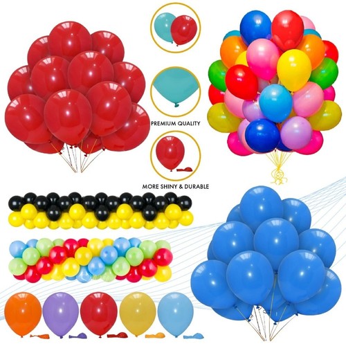 100 latex plain baloon - latex,