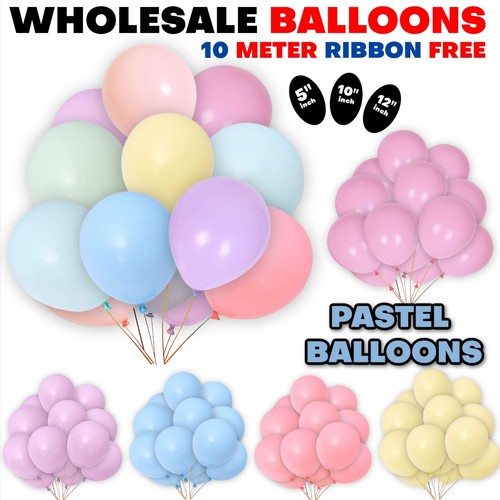 100 latex pastel baloon - 100,