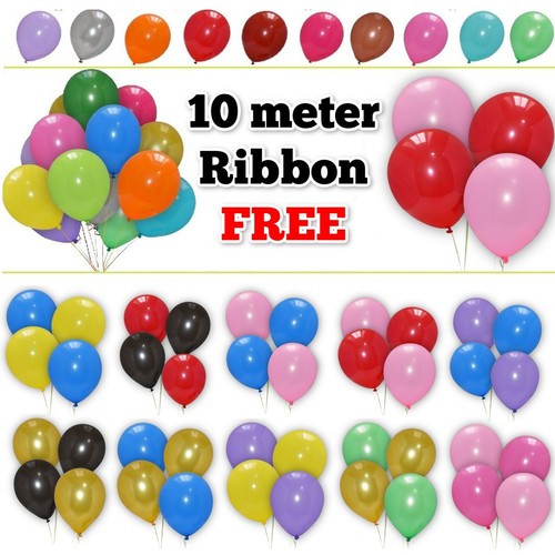 100 latex plain baloon - 100,