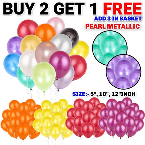 100 latex pearl baloon - pearl,