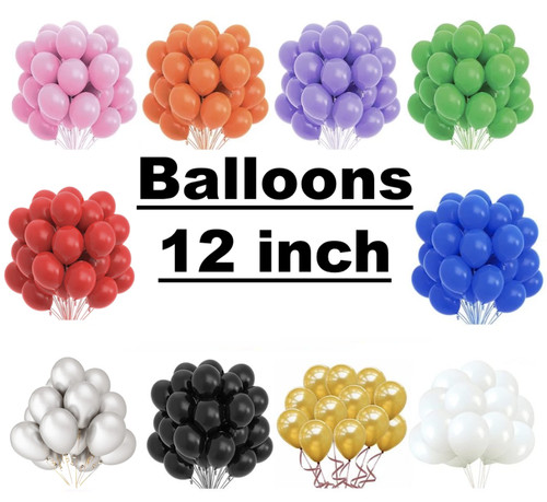 Balloons inch latex - latex, solid