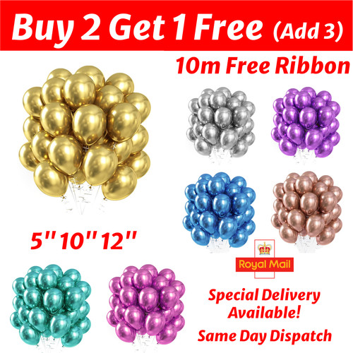 Chrome balloons metallic - chrome,