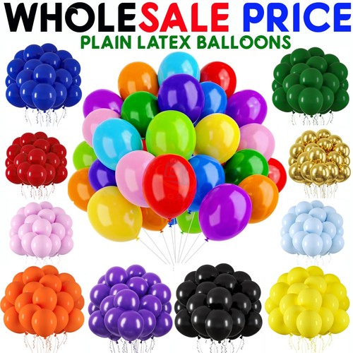 100 latex plain baloon - 100,