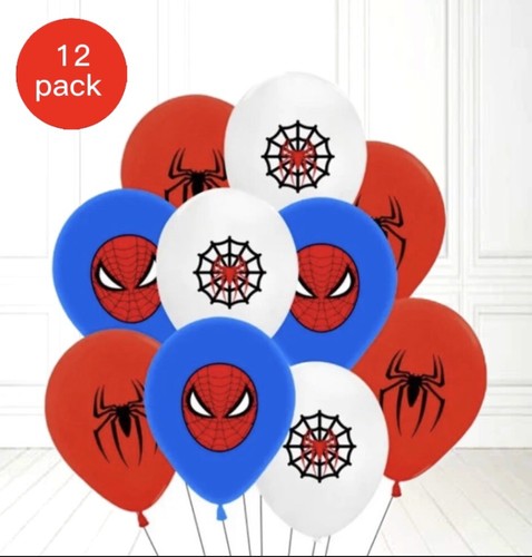 Spiderman latex balloons - spiderman,