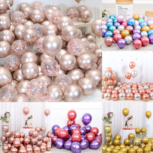 Chrome balloons metallic - 10-50,