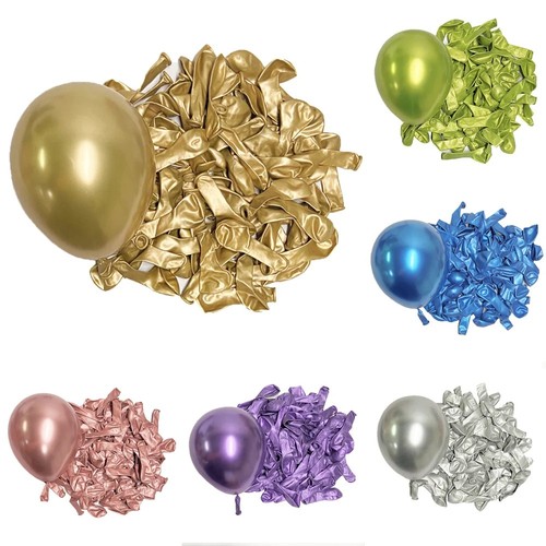 100 metal balloons - metal, 5-18inch