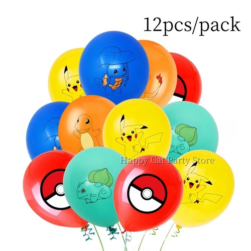 Pokemon latex balloons - latex,