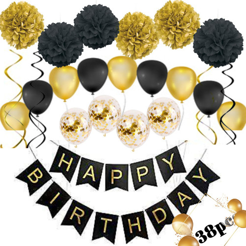 38pcs happy birthday - 38pcs, banner