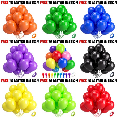 100 latex plain baloon - latex,