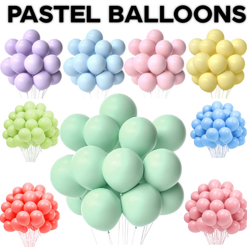 100pcs pastel latex - 100pcs,