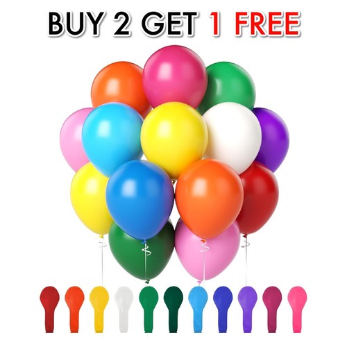 100x latex plain balloons - 100x,