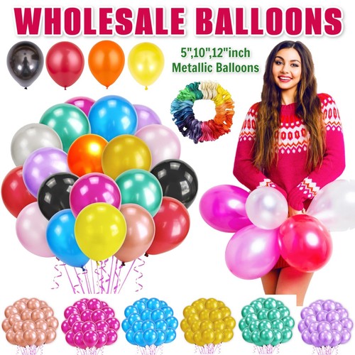 12 balloons metallic - 12",