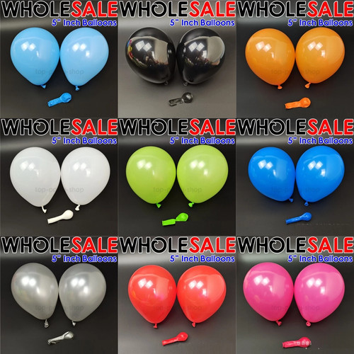 Inch small latex balloons - 5",