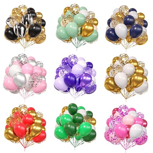 Plain latex balloons - x,