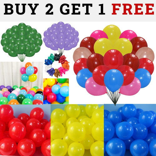 Plain balloons 100 latex - 100,