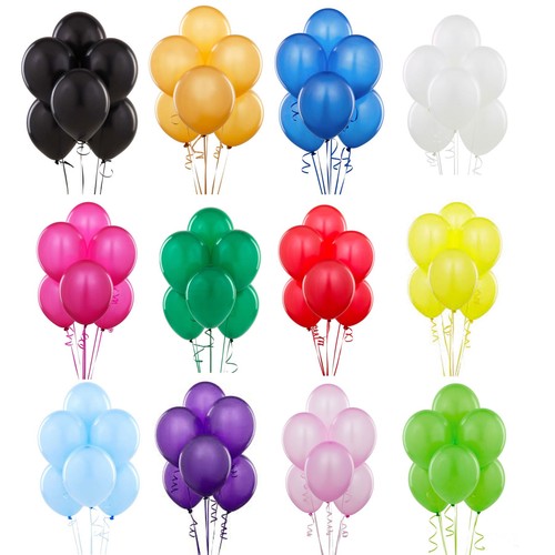 Plain balloons latex metallic - balloons,