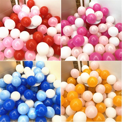 100 latex plain balloons - 100,