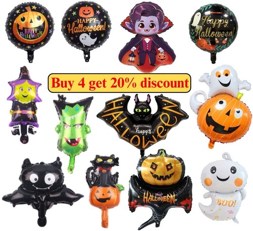 Halloween balloons foil latex