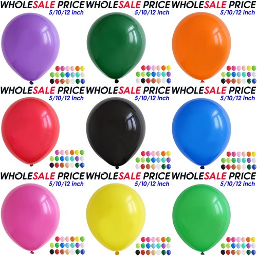 Inch plain latex - plain, balloons