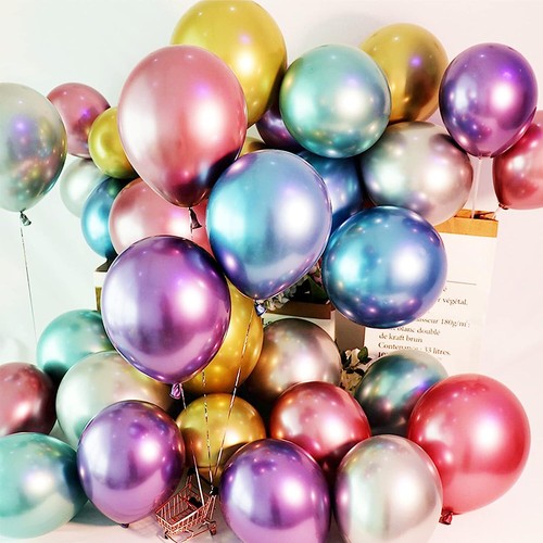 Pearl chrome balloons - chrome,