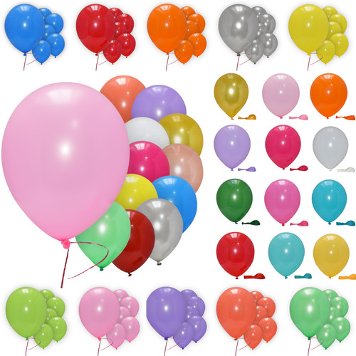 100 latex plain baloon - plain,